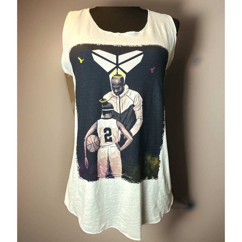 Kobe And Daughter Native Roots Soft Tank Top Bust 19" Muscle Shirt